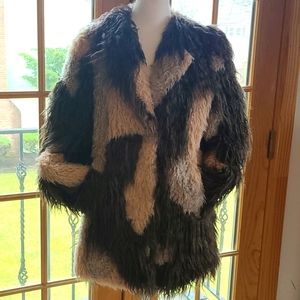 Flash Sale ASbyDF vintage Petra Shag faux fur jacket chic glam